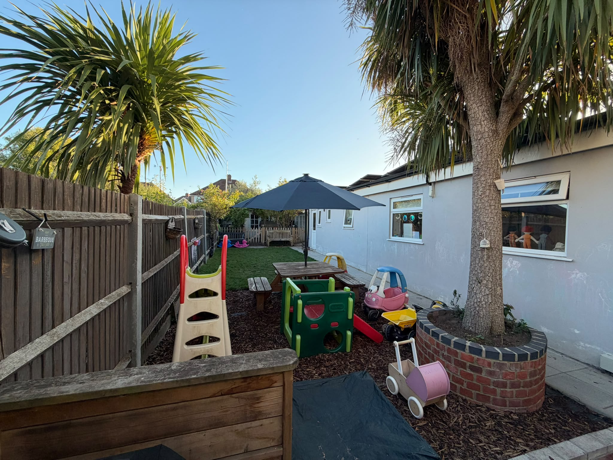 Our setting's garden
